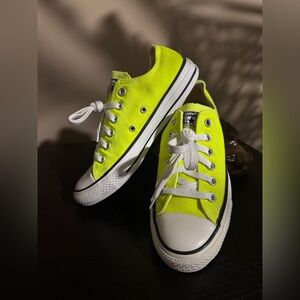 Converse All Star Unisex Size 5M/7W Electric Yellow Sneakers